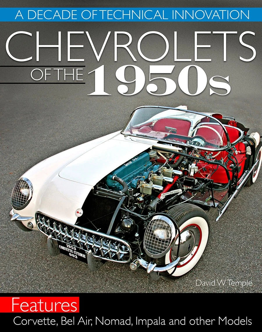 Chevrolet 1950s Technical Innovation Book for Corvette, Impala, Nomad, Bel Air