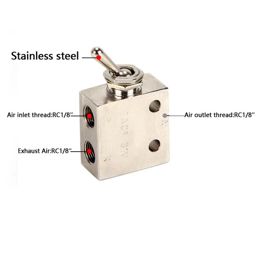 Pneumatic Valve TAC2-31V 2 Position 3 Way for Various Applications
