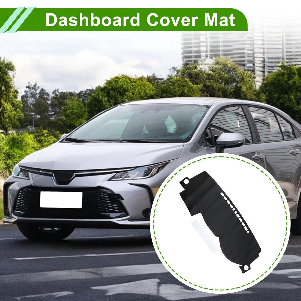 Dashboard Cover Mat for Toyota Corolla 2000–2007 Dash Cover Black Red
