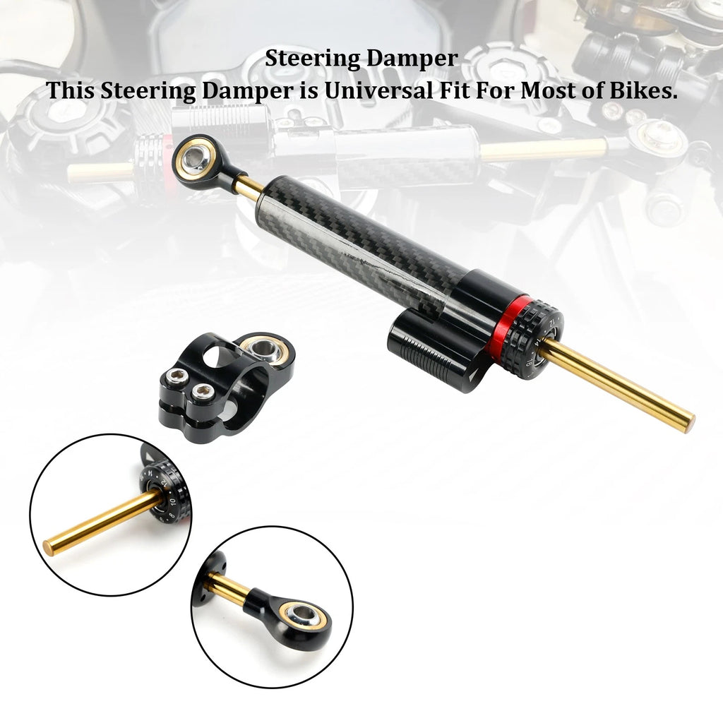 Steering Damper Stabilizer Bracket Mounting Kit for Universal Motorcycle