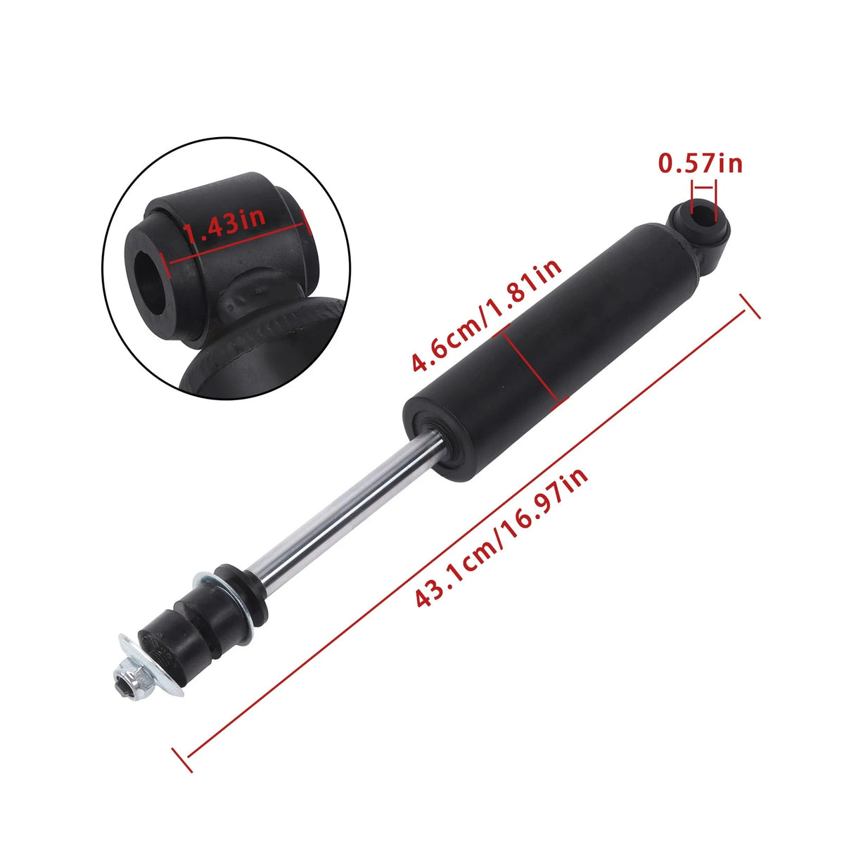 Front Bolt On Shock Relocator Kit for Chevrolet (1958–1964)