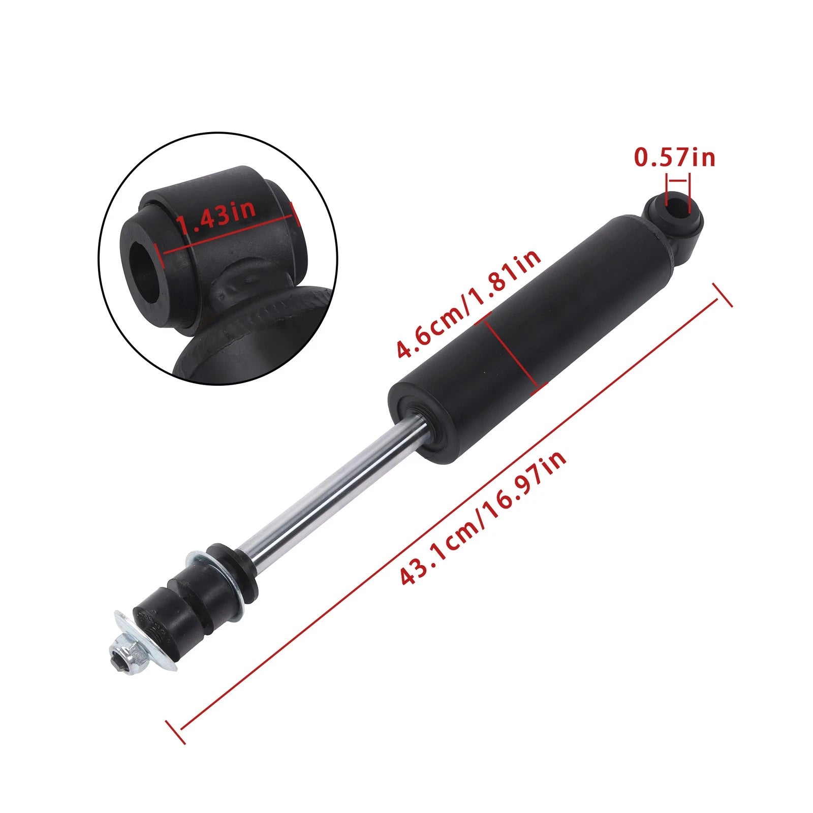 Front Bolt On Shock Relocator Kit for Chevrolet (1958–1964)