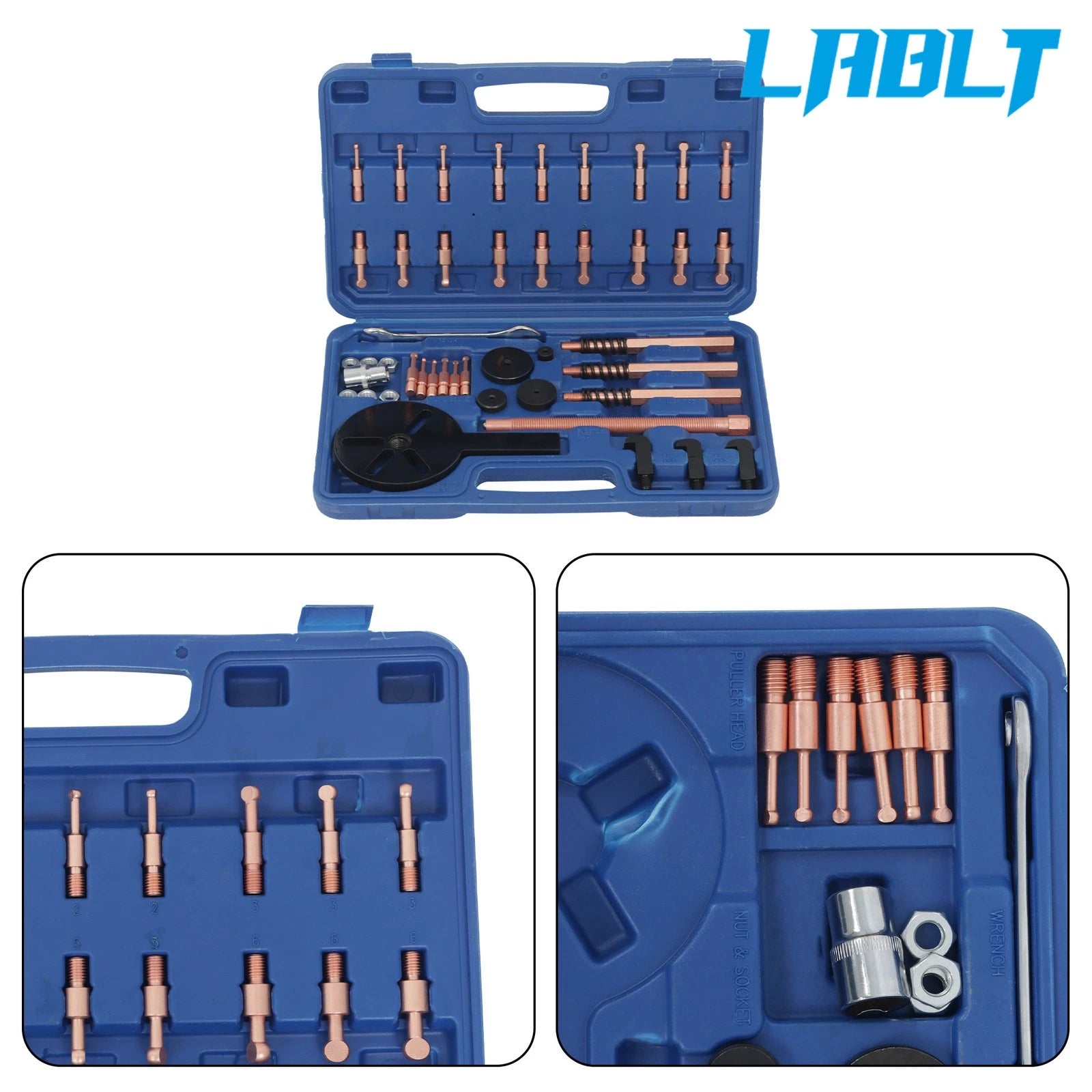 36-in-1 Blind Hole Bearing Separator Puller Kit for Gear Pulling