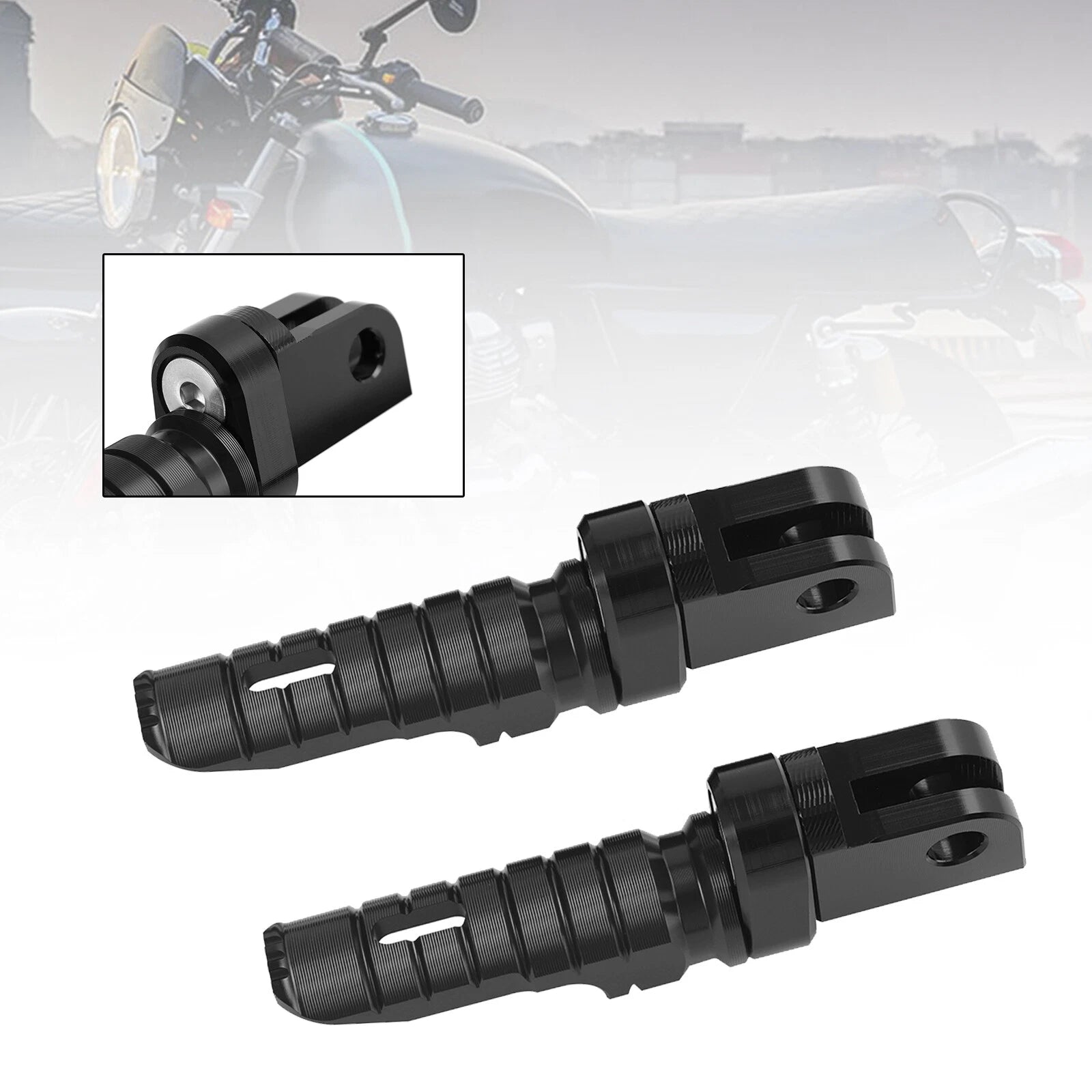 Front Footrests Foot Pegs for Interceptor 650 (2018–2023), Hunter 350 (2022–2023)