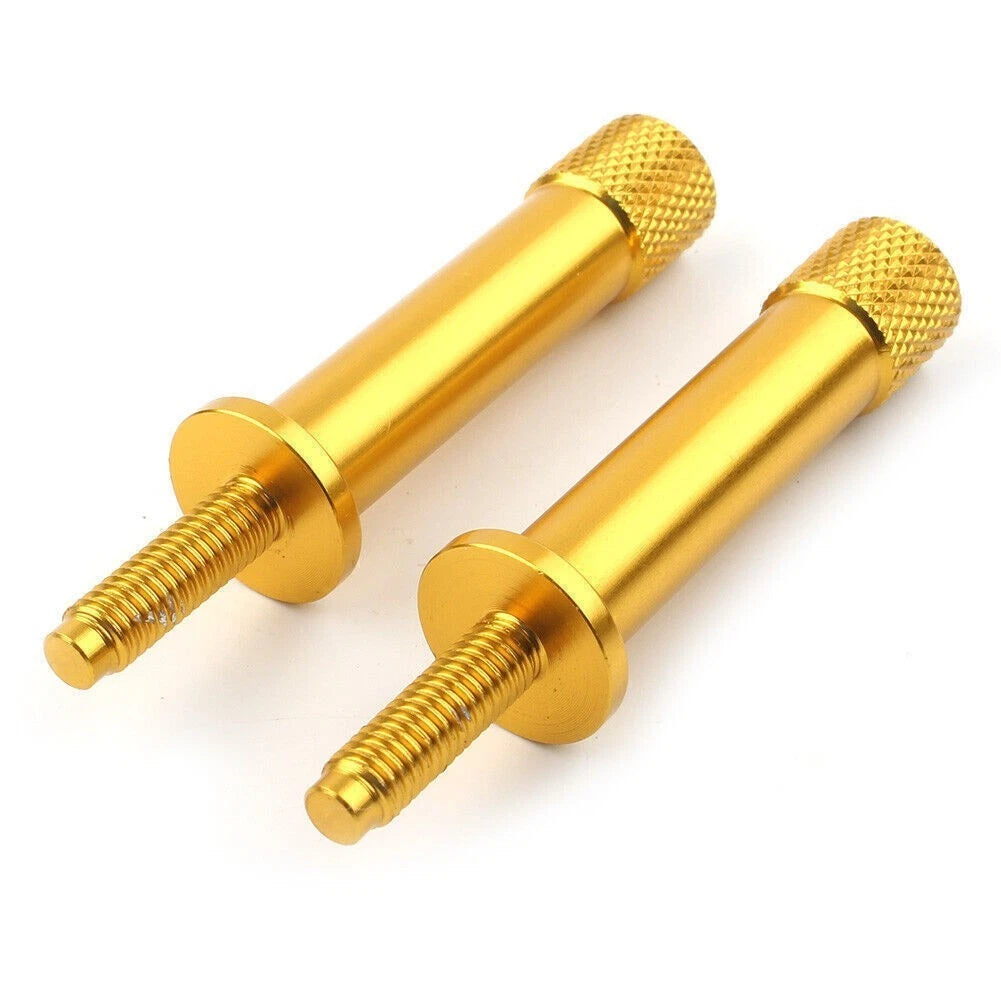 Seat Bolts Long Tool Free for Triumph Thruxton Scrambler SE (2009–2013) Gold