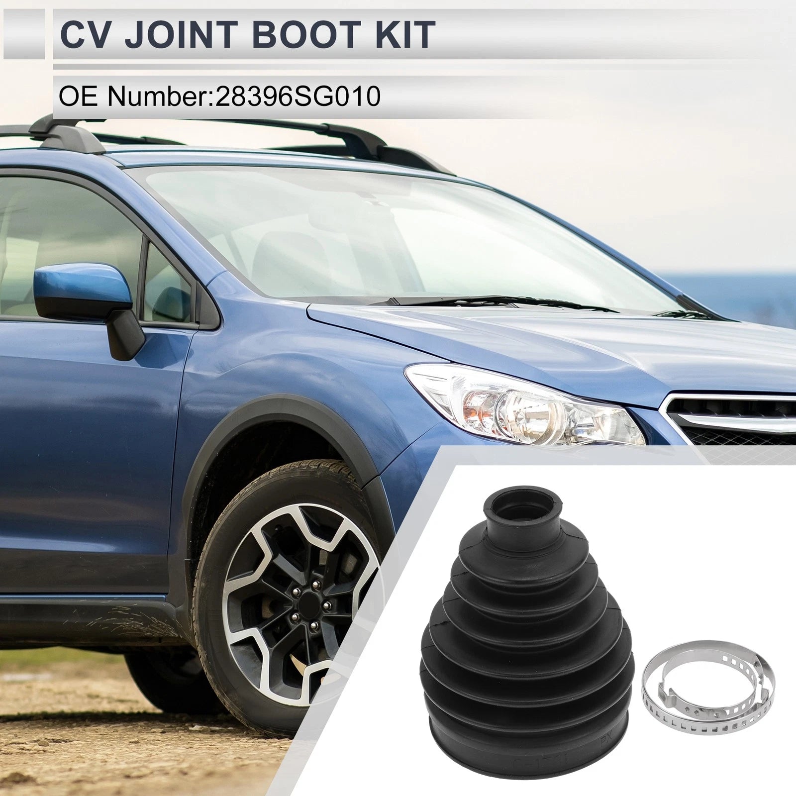 Outer CV Joint Boot Kit with Clamps for Subaru Crosstrek (2017–2017)