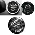 Carbon Fiber Start Button Cover Trim for BMW E-Chassis X5 X6 E70 E71 E90 E60