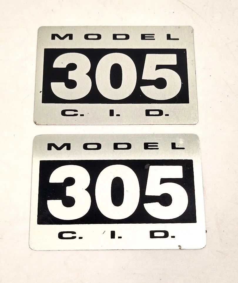 2X Aluminum 305 Decal for Crusader 350 (22638)