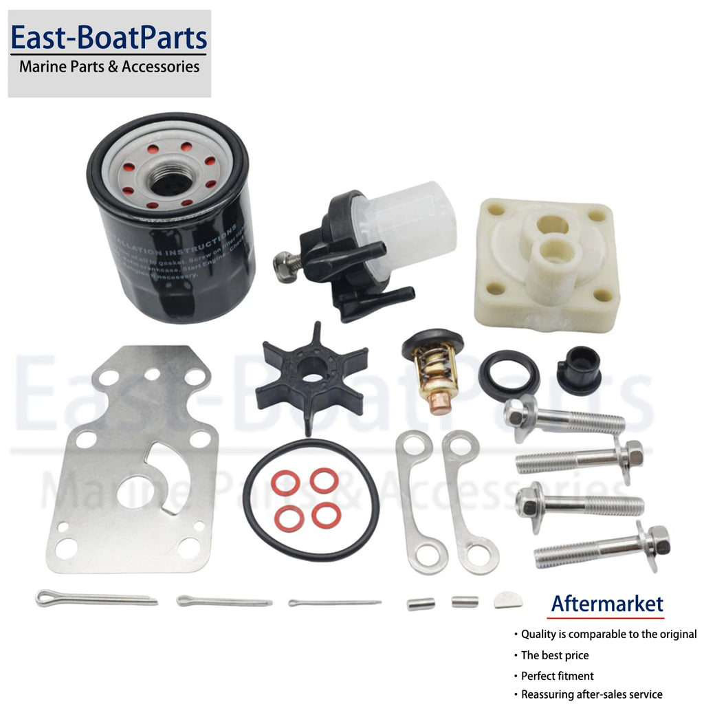 Service Parts Kit with Water Pump Impeller 6AH-W0078-01 for Yamaha F15C (2015–2023)