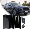 Glossy Black Window Posts Kit for Mazda CX-5 (2017–2022)