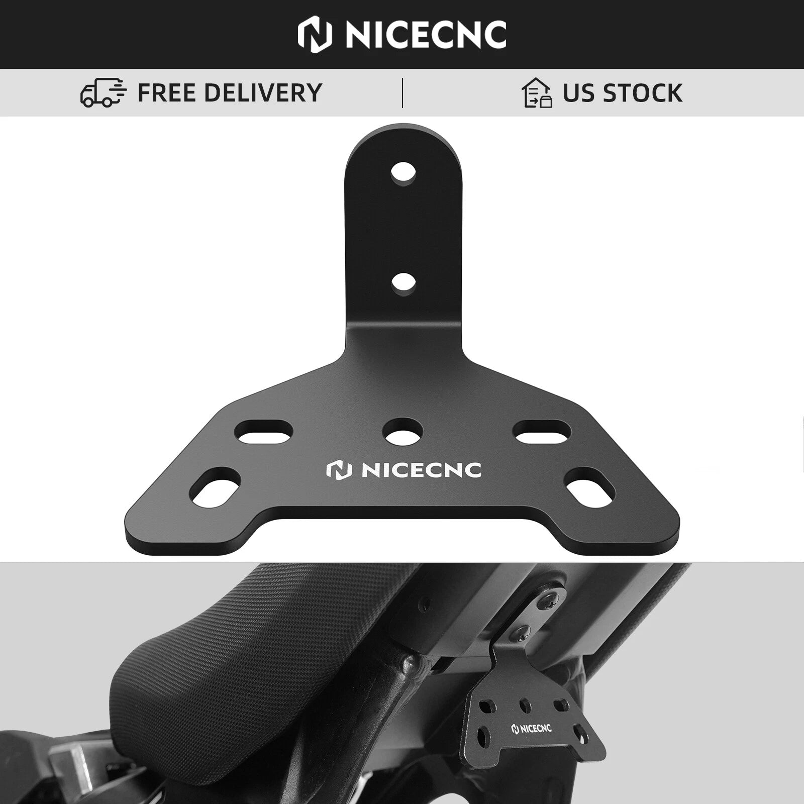 Rear Tail Light Mounting Bracket for Surron Light Bee X S L1E (2018–2023)