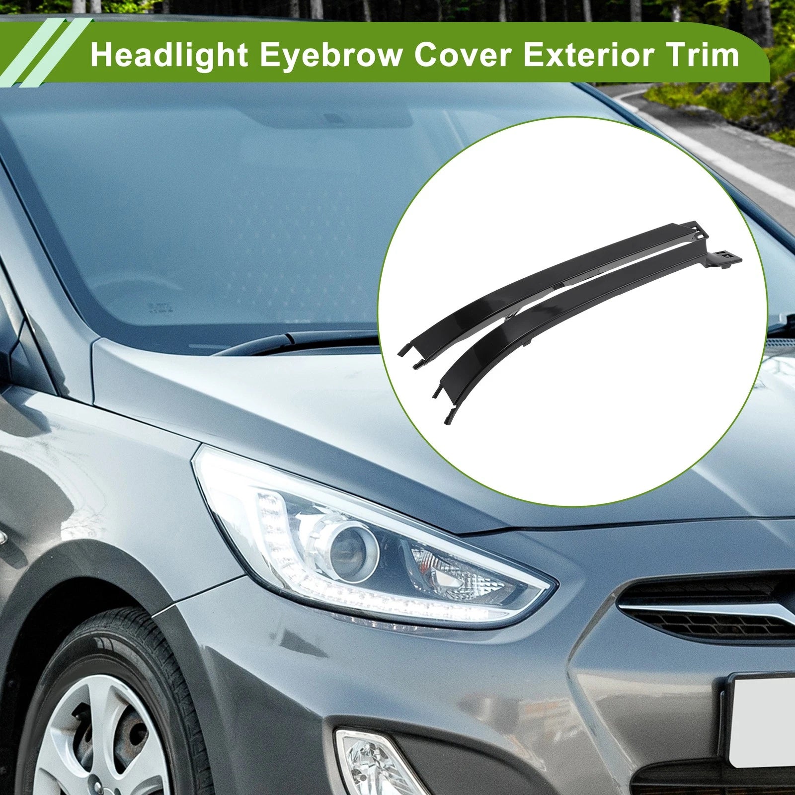 Headlight Eyebrow Cover Replacement for Mercedes-Benz ML320 (1998–2004)