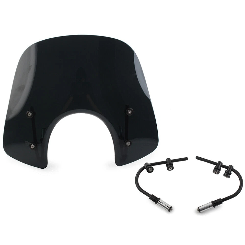 Front Windshield Windscreen For Vespa GTS 250 GTS 300 All Year Black
