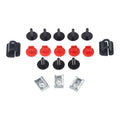 18pc Plastic Metal Clip Set for Volvo Vehicles (Engine Under Tray)