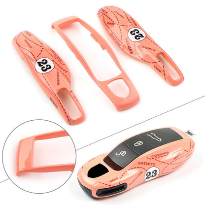 Case Shell Cover Pink Pig for Porsche Cayenne Panamera 911 (2003–2023)