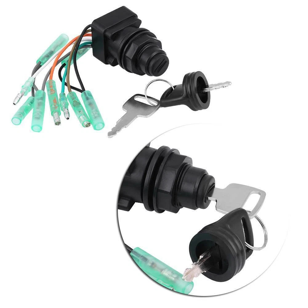 Remote Control Box Ignition Key Switch for Suzuki Outboard Motors (1990–2023)