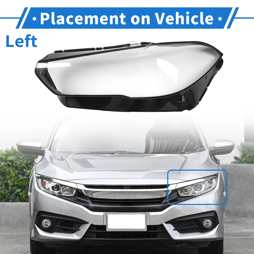 Front Left Headlight Lens Cover Replacement for BMW X5 G05 (2019–2021)