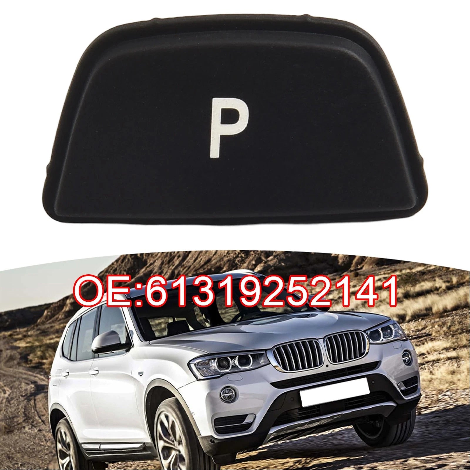 Gear Shifter Knob P Button for BMW