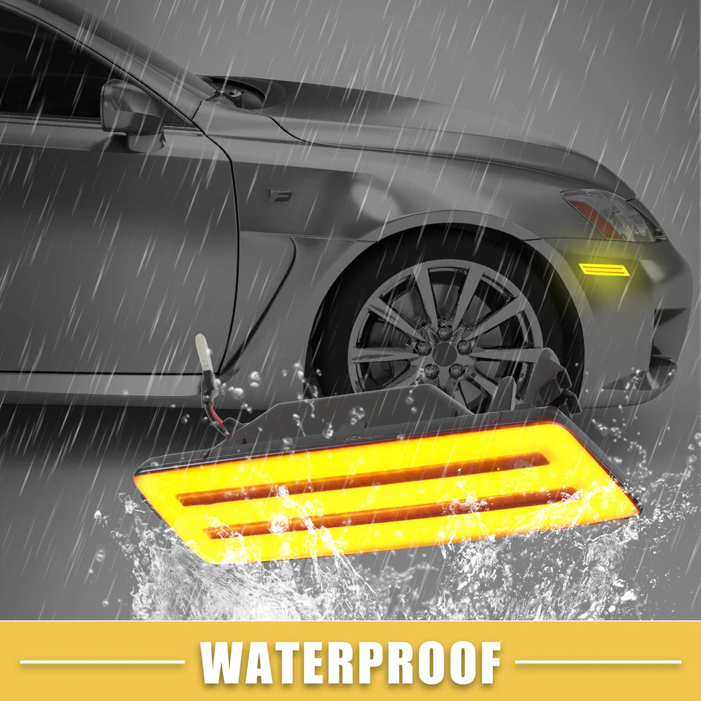 Front LED Side Marker Light 1K5 945 071A for Volkswagen (1 Pair)