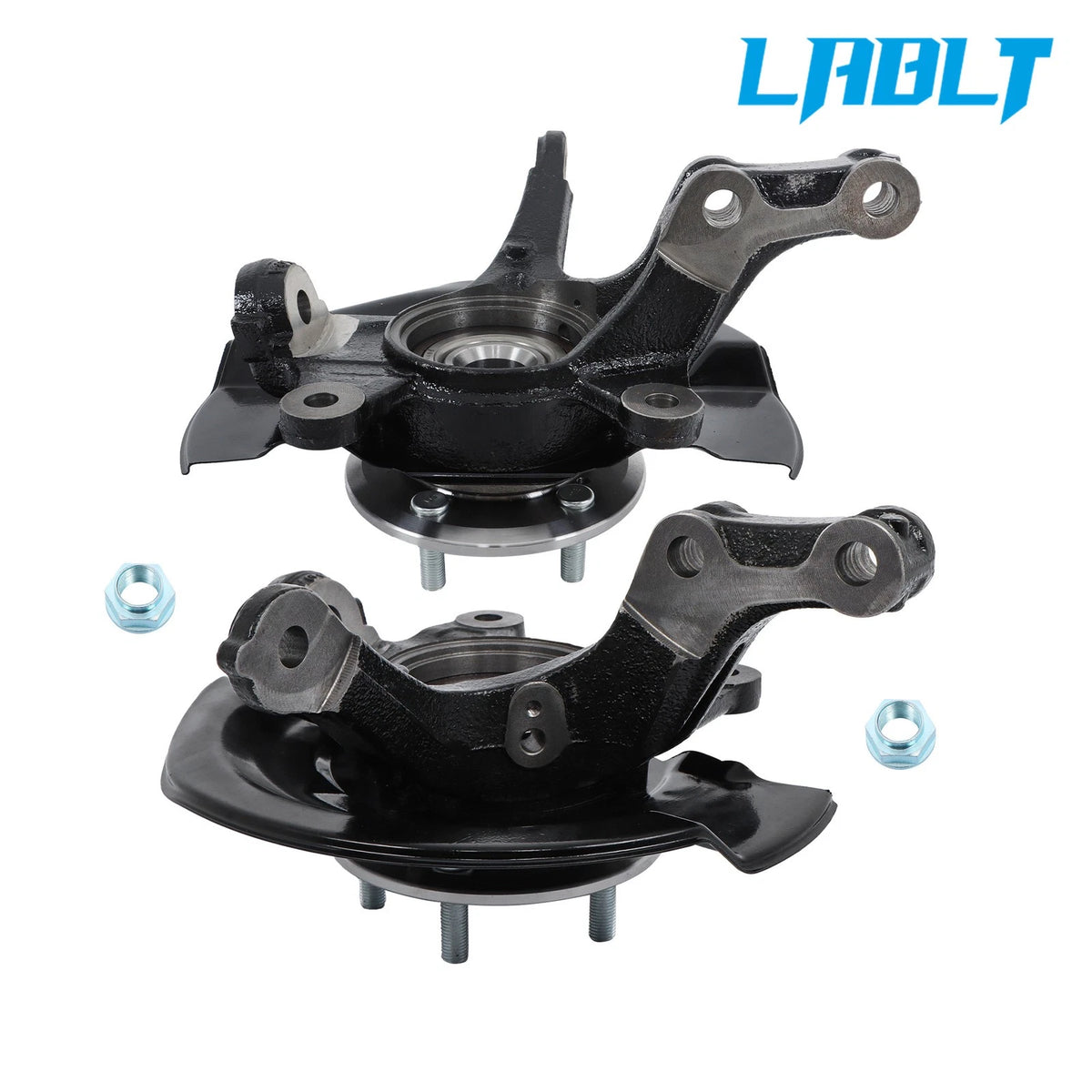 2X Steering Knuckle & Wheel Hub Bearing Assembly L&R for Honda CR-V (2007–2009)
