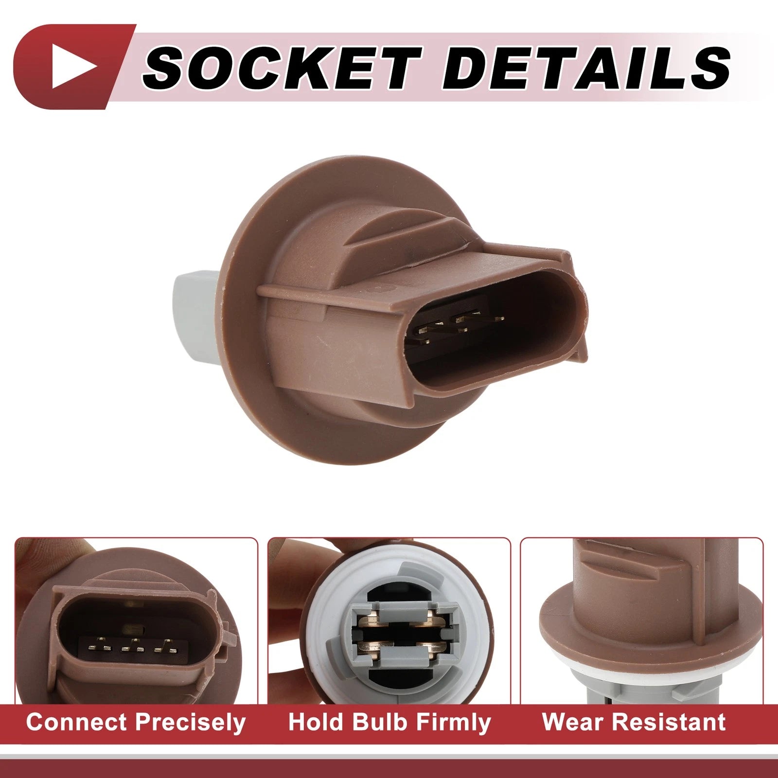 Turn Signal Light Socket for Ford (No.ZFC02280UA)