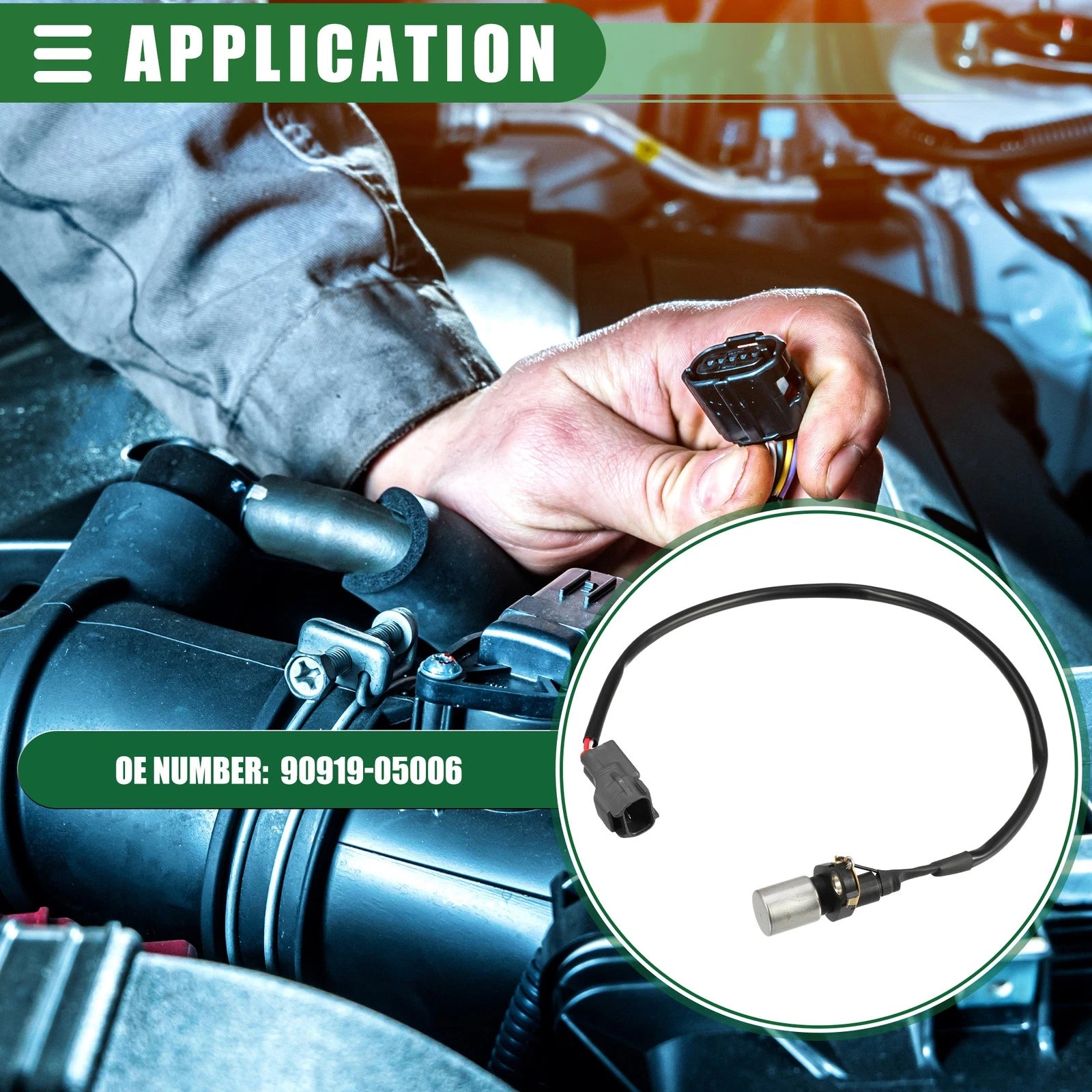 Crankshaft Position Sensor Crank Sensor for Toyota Supra (1993–2002)