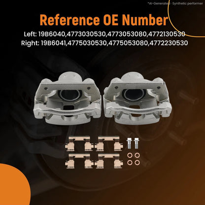 Front Disc Brake Calipers Set of 2 for Lexus IS250 (2009–2015)/GS300 (2006) 19-B6041