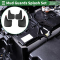 Mud Flaps Splash Guards for Chevrolet Silverado (2014–2018) W/ Mounts