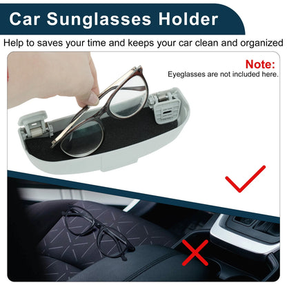 Sunglasses Case for Peugeot 308 (2014–2024) Eyeglasses Holder Storage Box