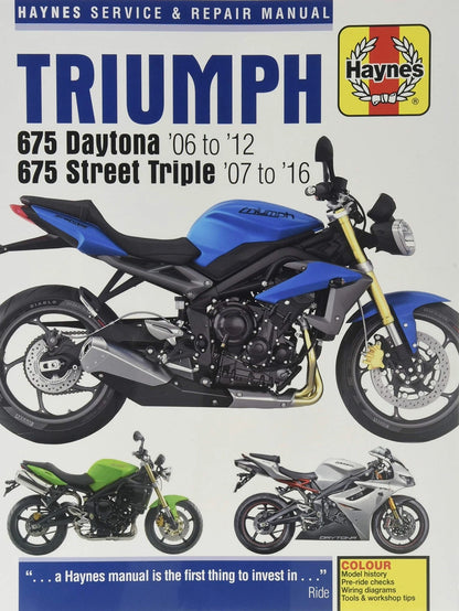 Repair Manual for Triumph Speed Triple & Daytona (Haynes, Chilton, Clymer)