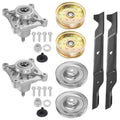 Spindle Blade and Pulley Replacement for Husqvarna EZ4220 EZ4624 EZ4822 (2010–2015)