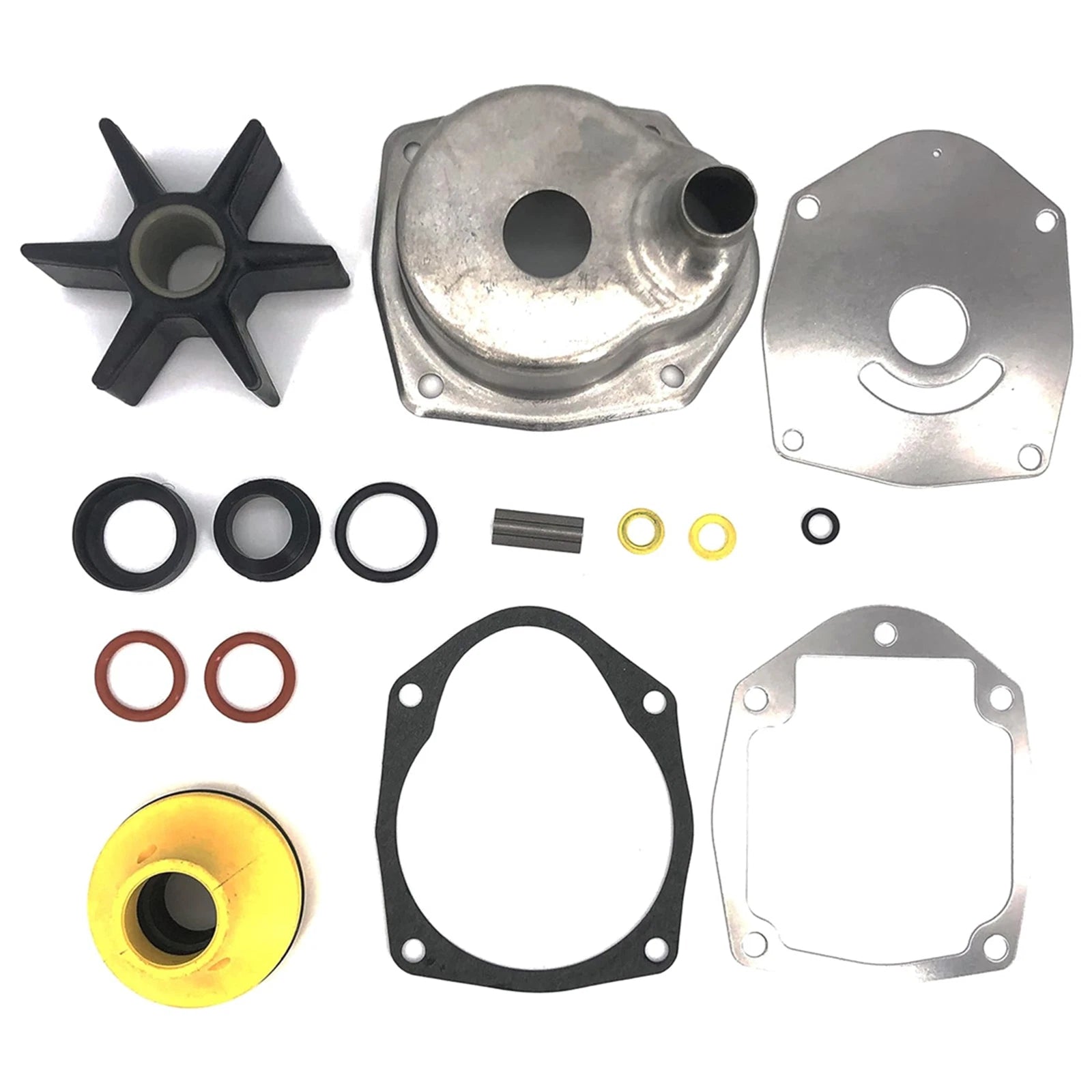 Water Pump Kit with Housing for Mercruiser 135-300 HP (Replaces 817275A09, 18-3407)