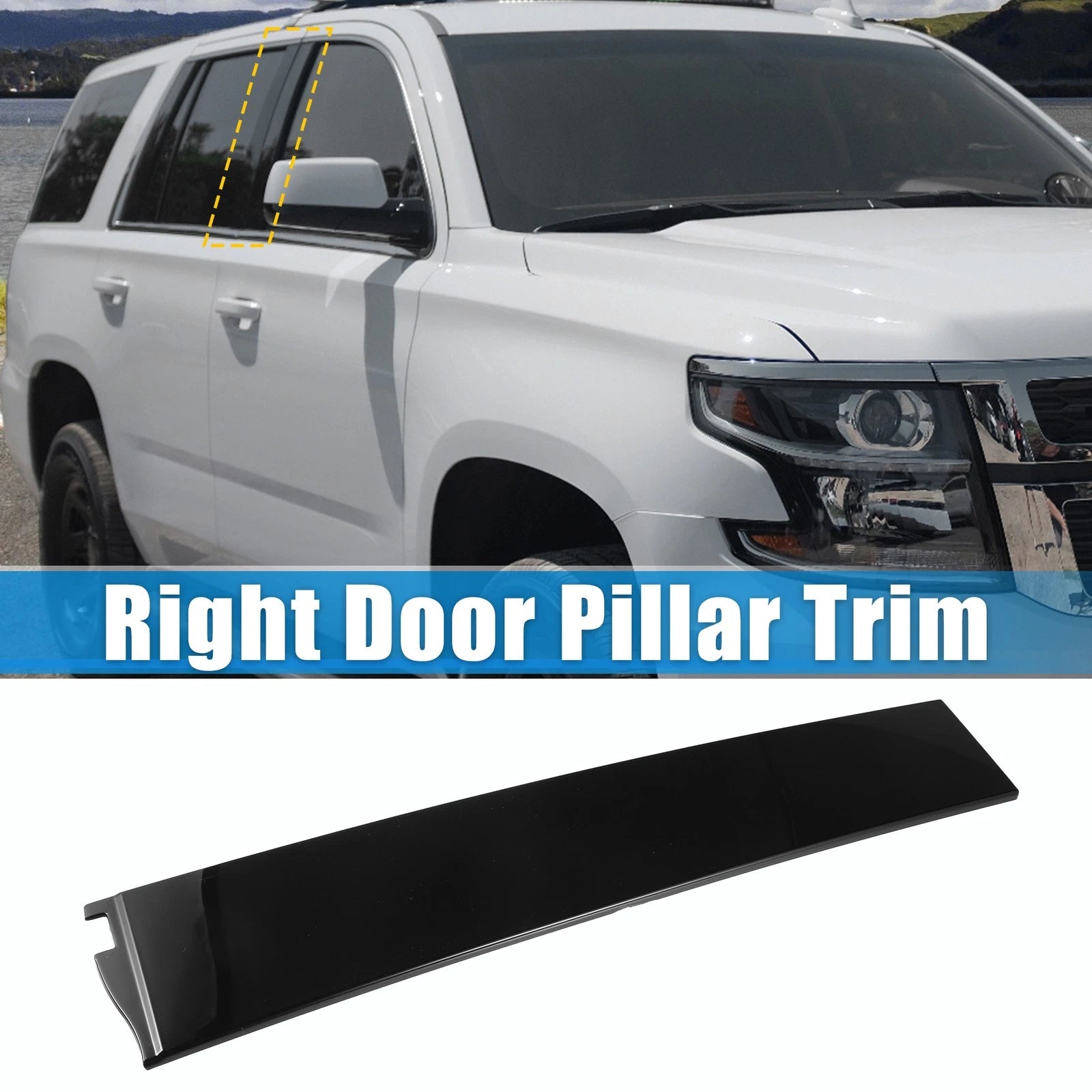 Door B Pillar Trim Panel Right Replacement for Cadillac (2013–2019)