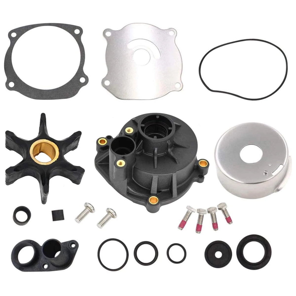 Water Pump Impeller Kit for Johnson Evinrude 3-15 HP Outboard (395060)