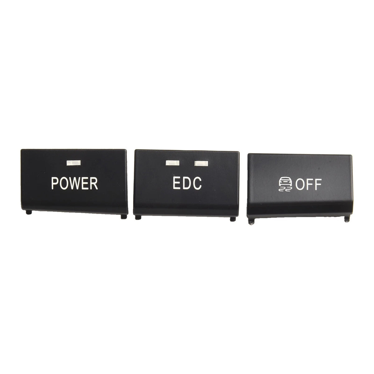 Set of 3 Center Console Switch Button Caps for E90 E92 E93 (2007–2013)
