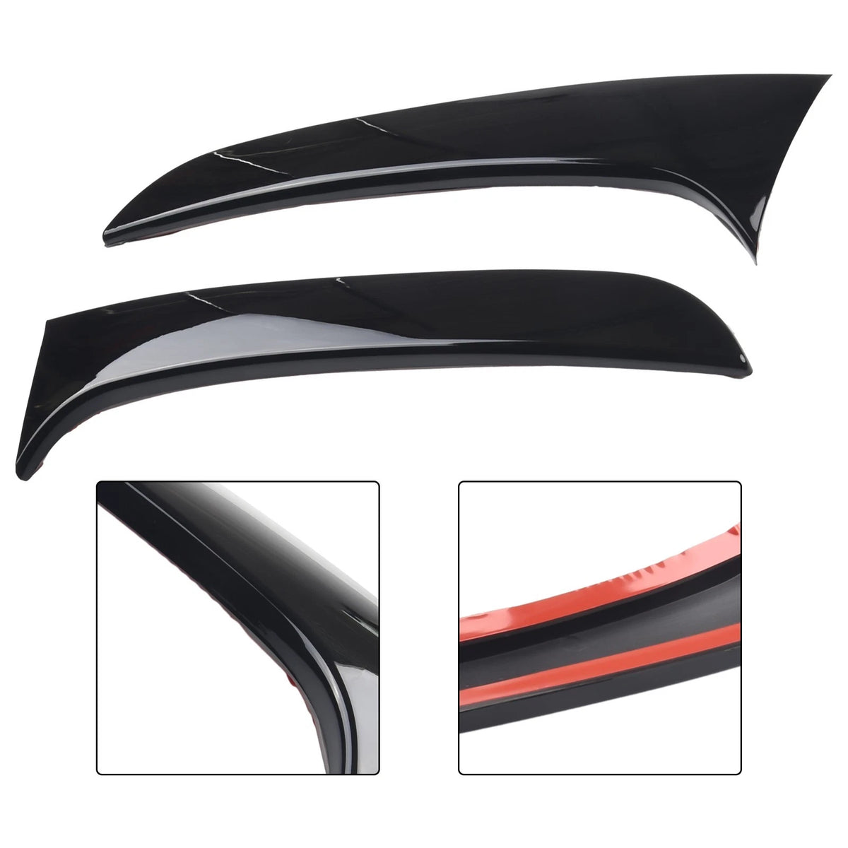 Glass Side Spoiler for Car Decoration Interior Accessories
