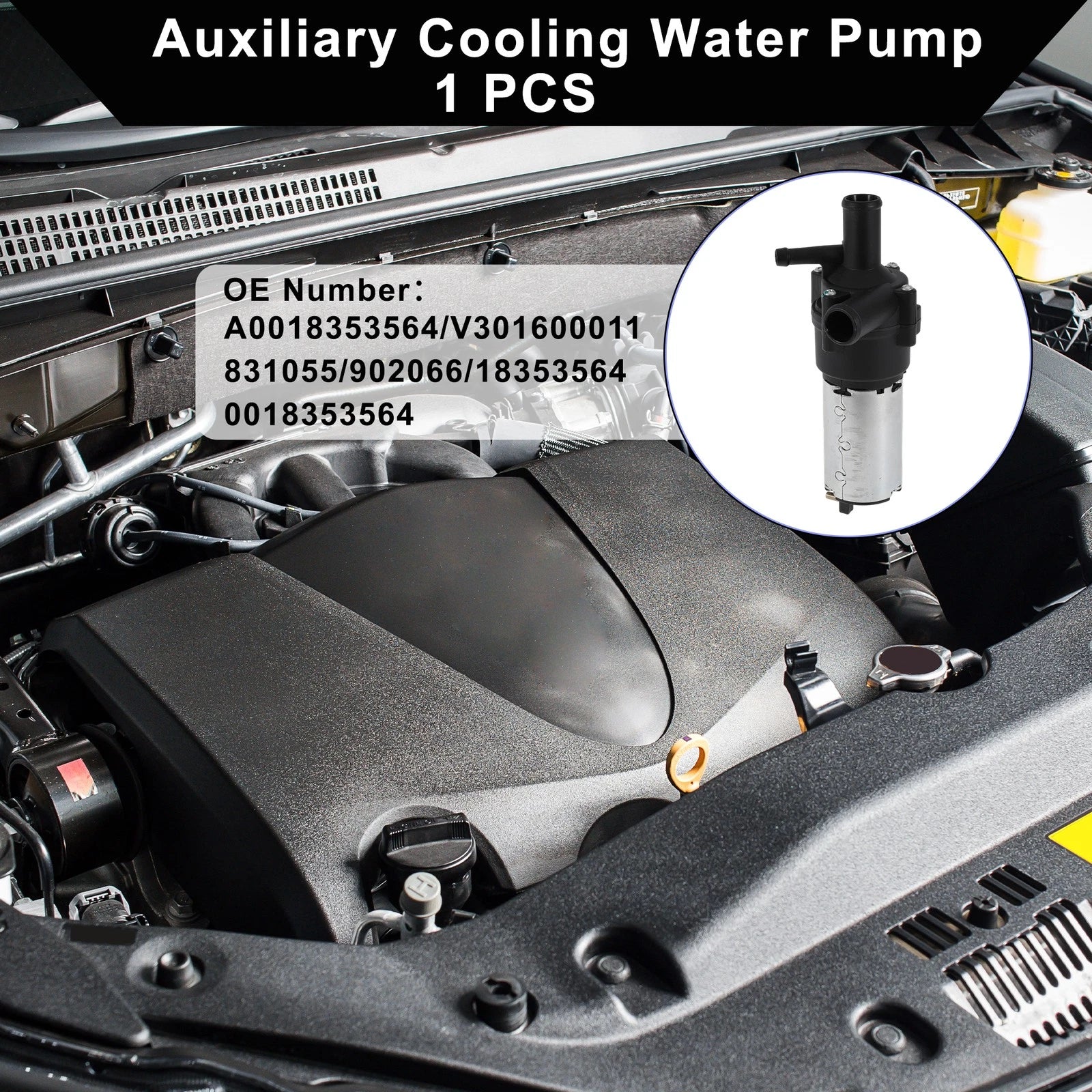 Auxiliary Cooling Water Pump Replacement for Mercedes-Benz C43 AMG (2017–2023)
