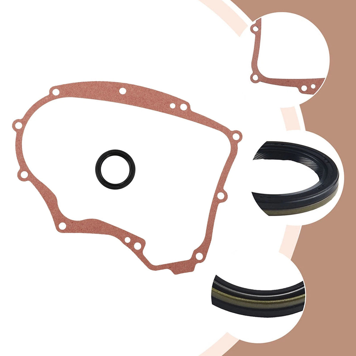 Gasket Seal Set for Crankcase (Fits Multiple Engine Models)