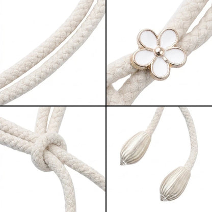Cotton Blend Adjustable Curtain Holders 48cm for Home Decor