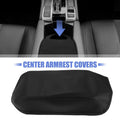 Armrest Cover Pad Microfiber for Honda Civic 2012–2015 Black