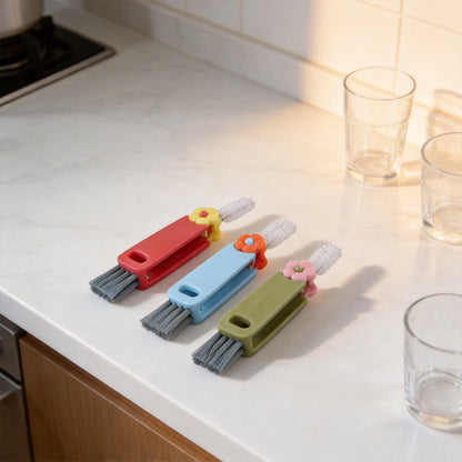 3-in-1 Cleaning Brush for Bottle and Cup Cleaner (Comfortable Grip)
