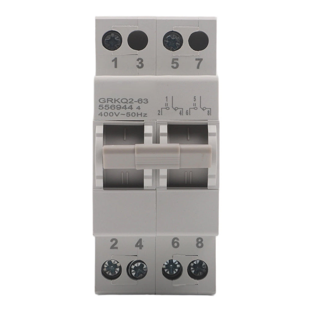 32A 400V Dual Power Transfer Switch with Reinforced Handle