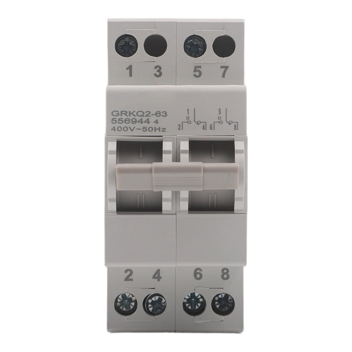 32A 400V Dual Power Transfer Switch with Reinforced Handle