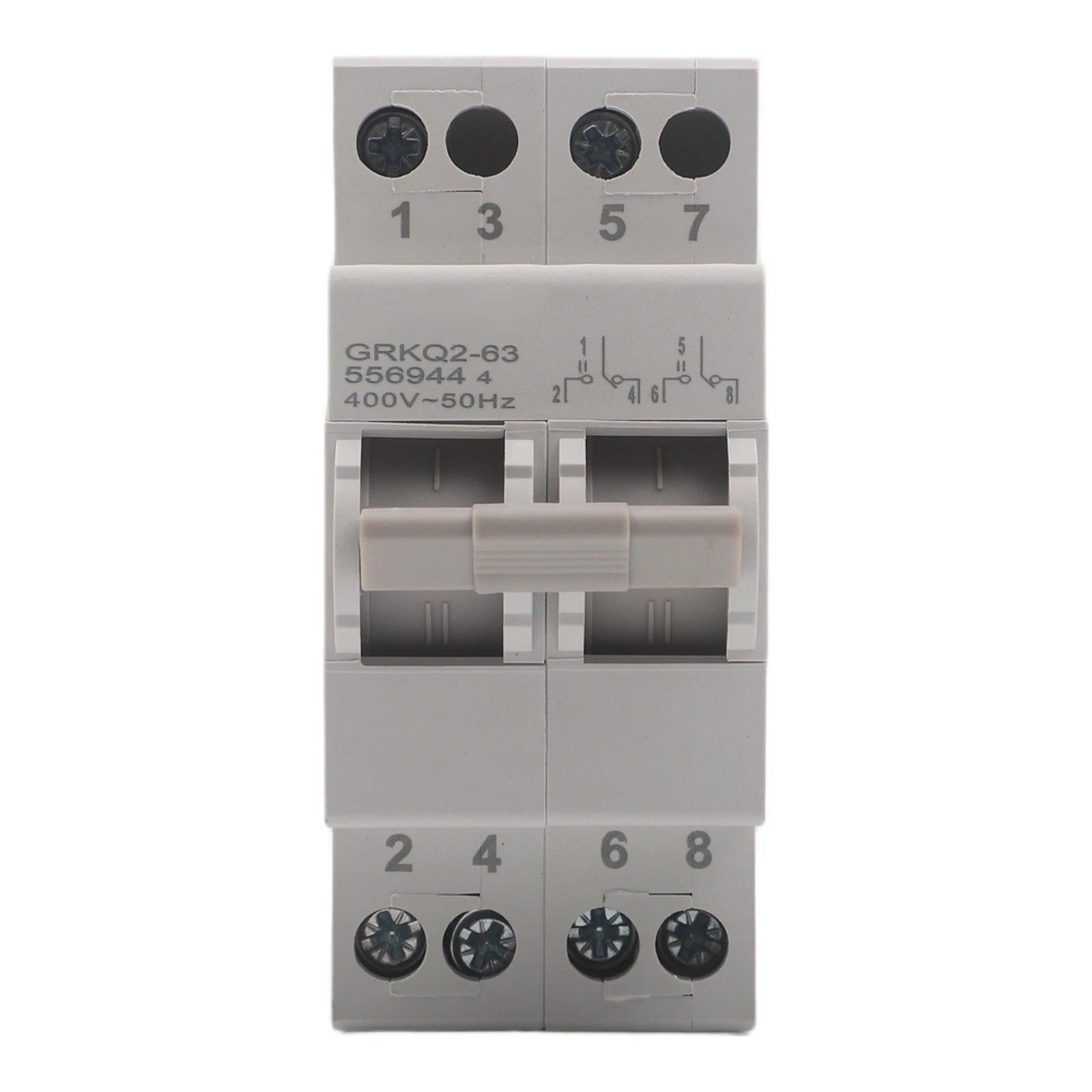 32A 400V Dual Power Transfer Switch with Reinforced Handle