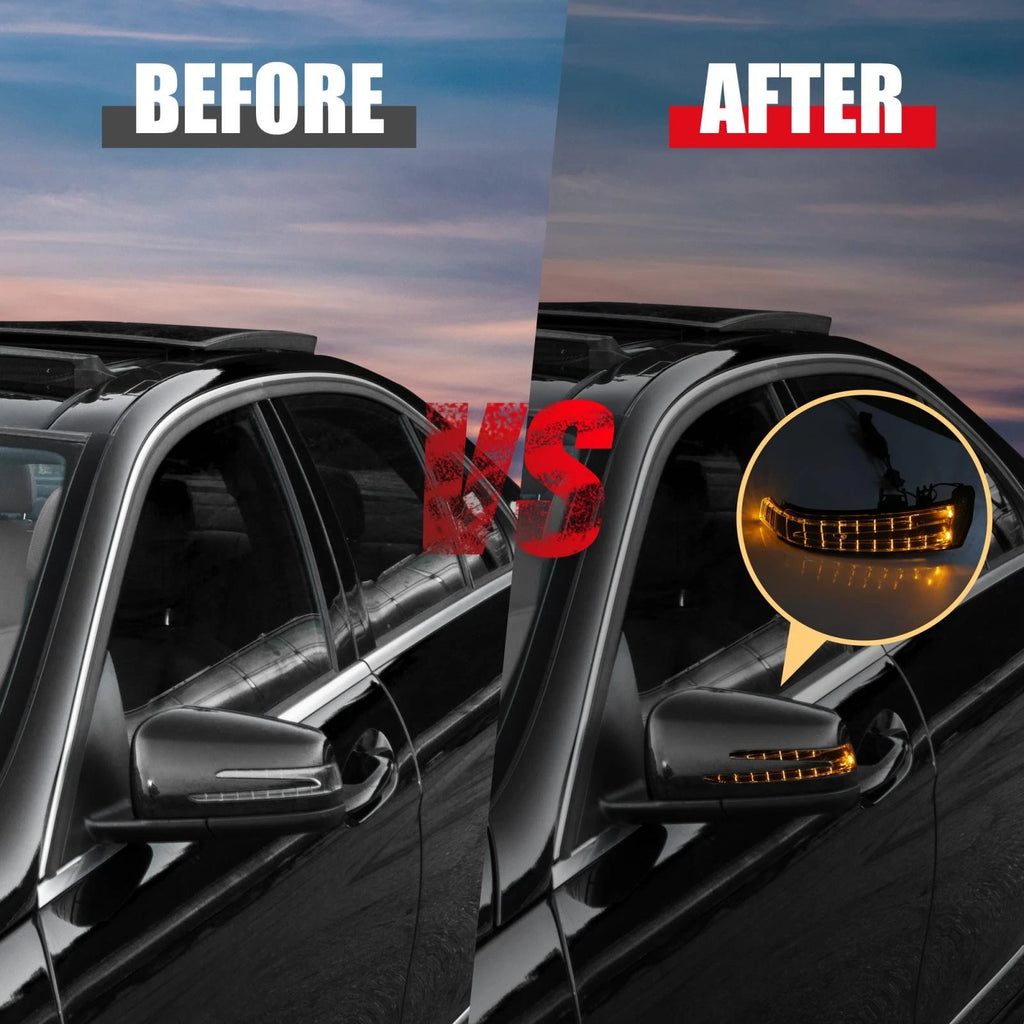 Right Side Mirror Turn Signal Indicator Light Replacement for Mercedes W204 W212 (2008–2016)