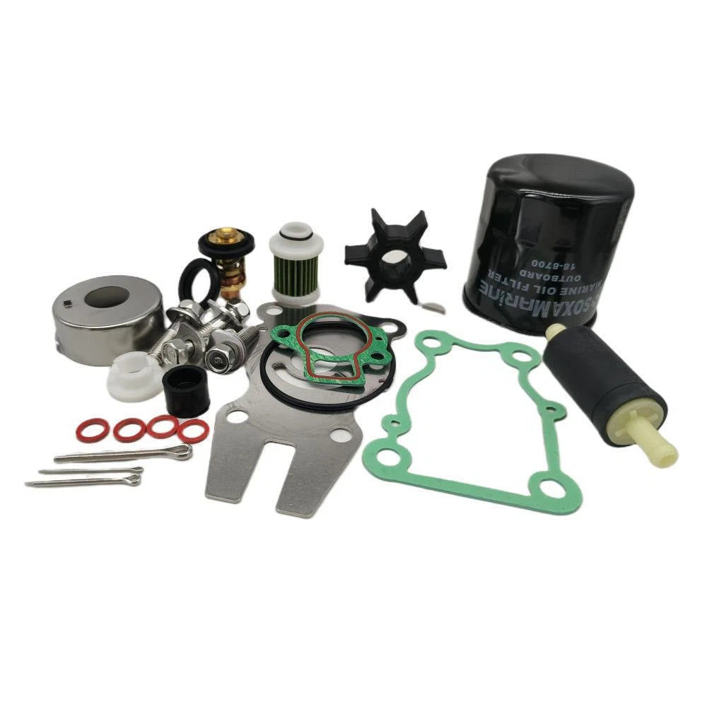 Outboard Maintenance Kit for Yamaha 4 Stroke 30HP 40HP - Thermostat, Oil Filter