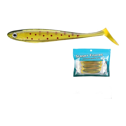 T-tail Soft Bait for Bass (Realistic Design, Flexible, Tear-resistant)
