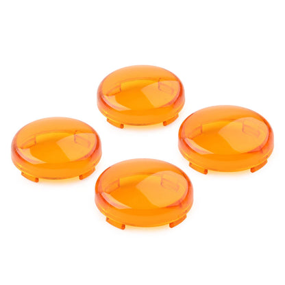 Set of 4 Turn Signal Lens Light Covers for Harley Touring Softail Dyna