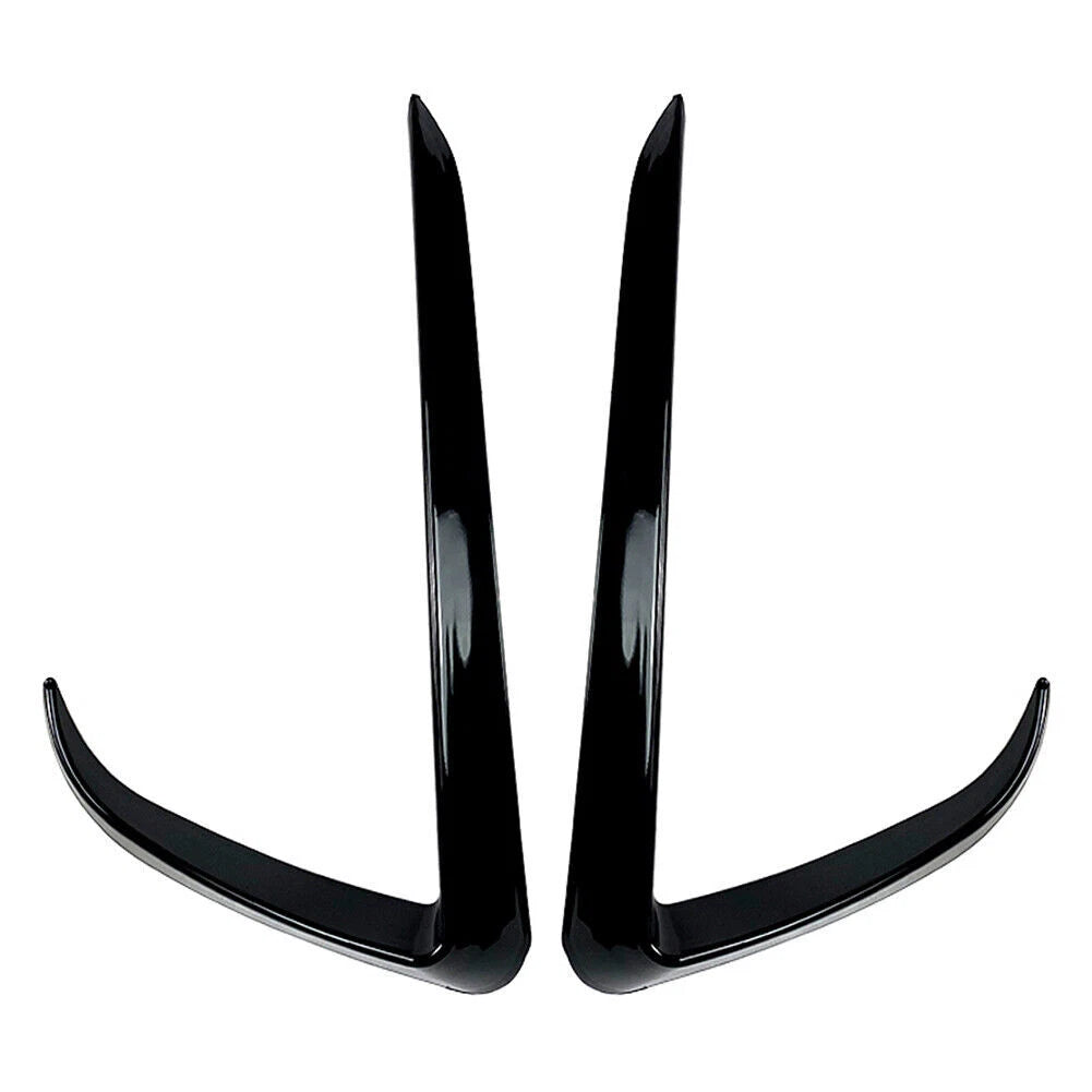 Front Fog Light Eyebrow Cover Trim for Tesla Model Y (2020–2023) Black