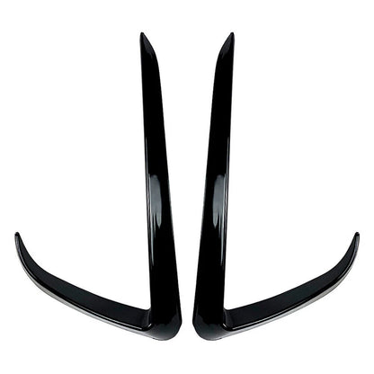 Front Fog Light Eyebrow Cover Trim for Tesla Model Y (2020–2023) Black